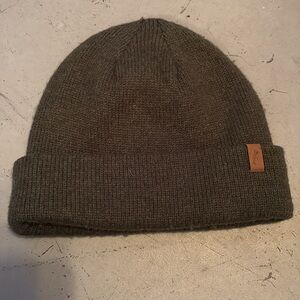 Woolrich Olive Woolen Beanie